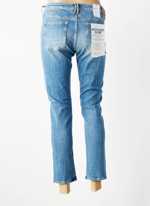 Jeans coupe slim stretch taille normale bleu LE TEMPS DES CERISES femme