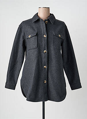 Veste casual coupe droite gris PIECES femme