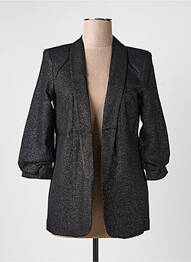 Blazer col châle noir PIECES femme