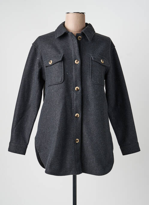 Veste casual coupe droite gris PIECES femme