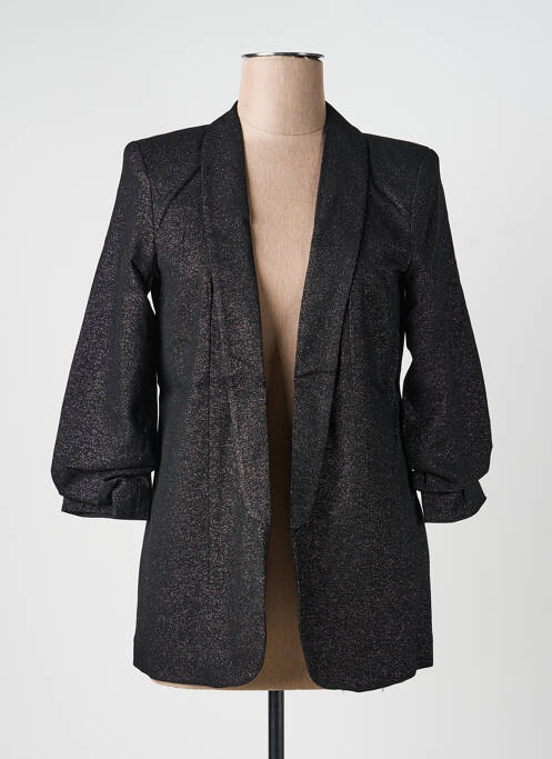 Blazer col châle noir PIECES femme