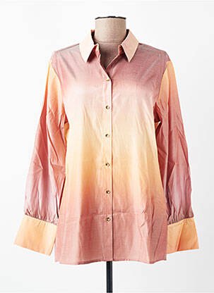 Chemisier coupe fluide manches longues orange VERO MODA femme