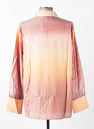 Chemisier coupe fluide manches longues orange VERO MODA femme