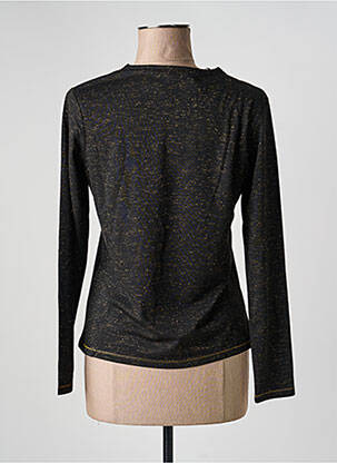Top stretch manches longues noir CHRISTINE LAURE femme