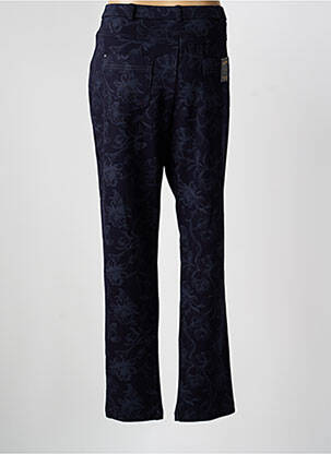 Pantalon slim stretch taille normale bleu CHRISTINE LAURE femme