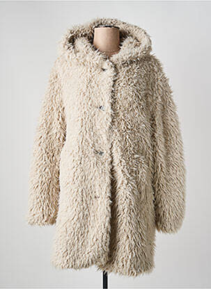 Manteau long a capuche a capuche beige BETTY BARCLAY femme