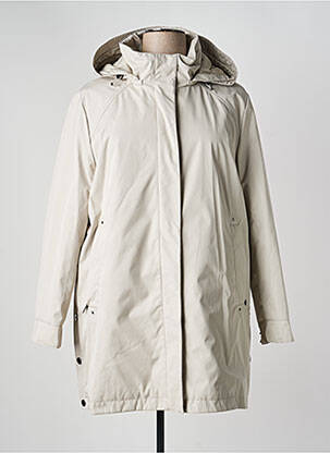 Parka manches longues a capuche beige BETTY BARCLAY femme