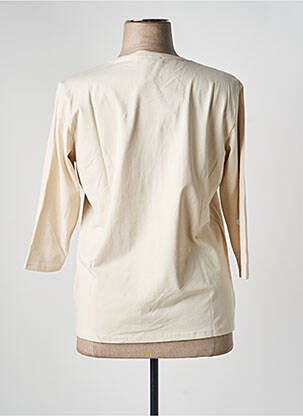 T-shirt manches 3/4 manches 3/4 beige BETTY BARCLAY femme