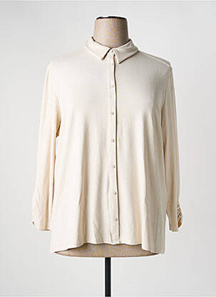 Chemisier coupe cintrée manches 3/4 beige STREET ONE femme