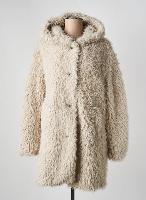 Manteau long a capuche a capuche beige BETTY BARCLAY femme