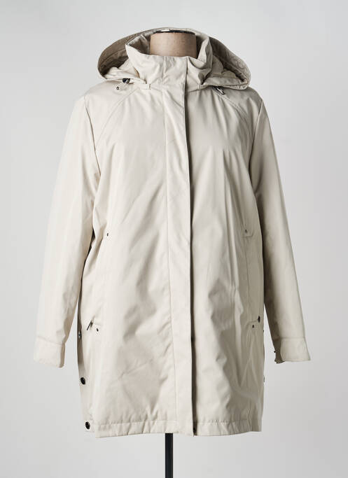 Parka manches longues a capuche beige BETTY BARCLAY femme