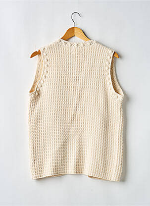 Gilet sans manche poches beige MAISON 123 femme