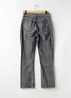 Jeans coupe droite stretch taille normale gris H&M femme