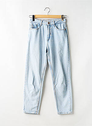 Jeans coupe slim stretch taille haute bleu ZARA femme