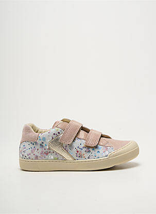 Baskets impression bout rond rose NATURINO fille