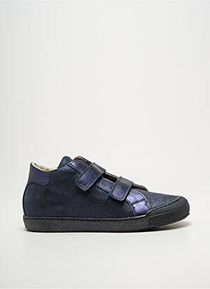 Baskets voute plantaire bout rond bleu NATURINO fille