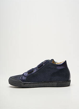 Baskets voute plantaire bout rond bleu NATURINO fille