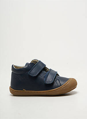 Bottillons fermeture scratch bout rond bleu NATURINO garcon