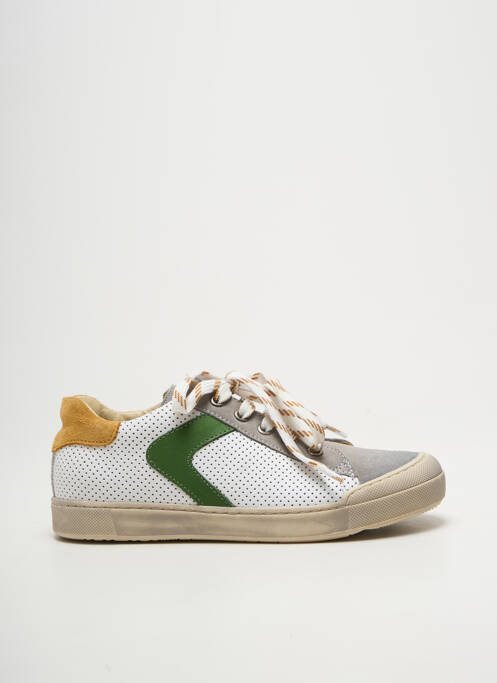 Baskets voute plantaire bout rond blanc NATURINO garcon