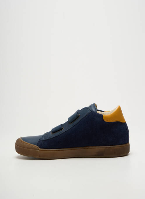 Baskets voute plantaire bout rond bleu NATURINO garcon