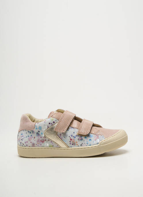 Baskets impression bout rond rose NATURINO fille