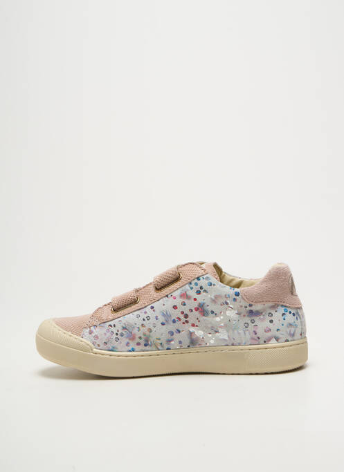 Baskets impression bout rond rose NATURINO fille