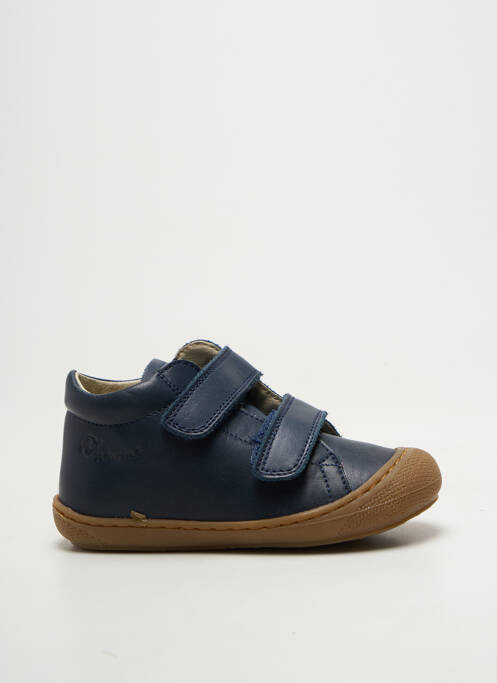 Bottillons fermeture scratch bout rond bleu NATURINO garcon