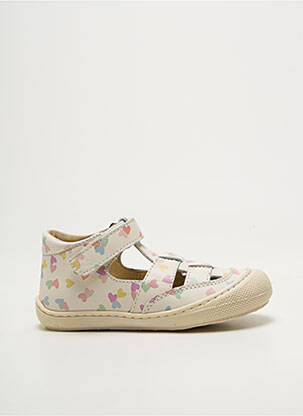 Sandales/nu pieds bout rond bout rond blanc NATURINO fille