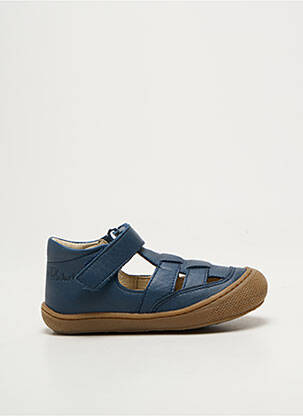 Bottillons fermeture scratch bout rond bleu NATURINO garcon