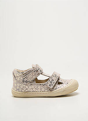 Bottillons semelle amovible bout rond beige NATURINO fille