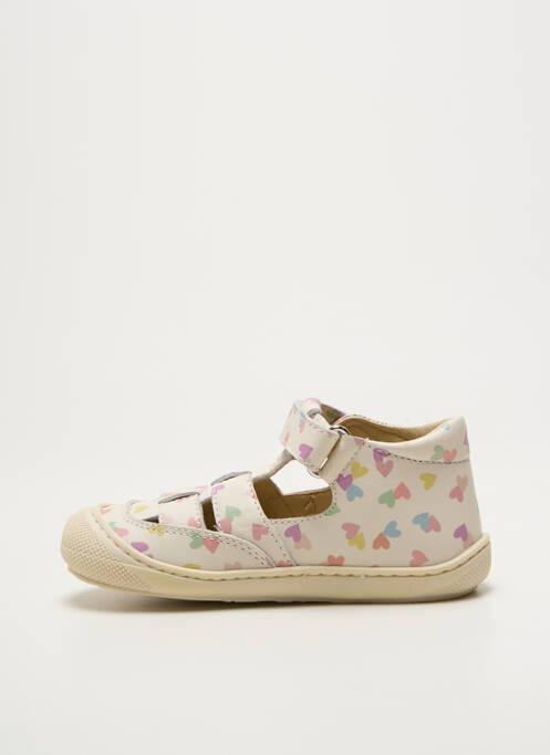 Sandales/nu pieds bout rond bout rond blanc NATURINO fille