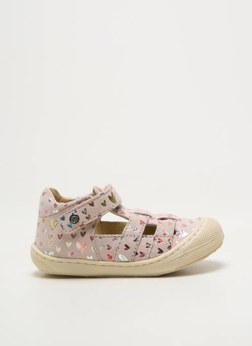 Bottillons fermeture scratch bout rond rose NATURINO fille