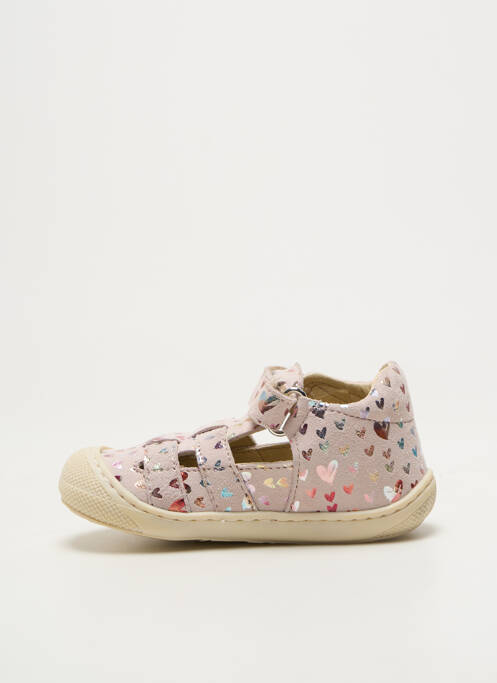 Bottillons fermeture scratch bout rond rose NATURINO fille