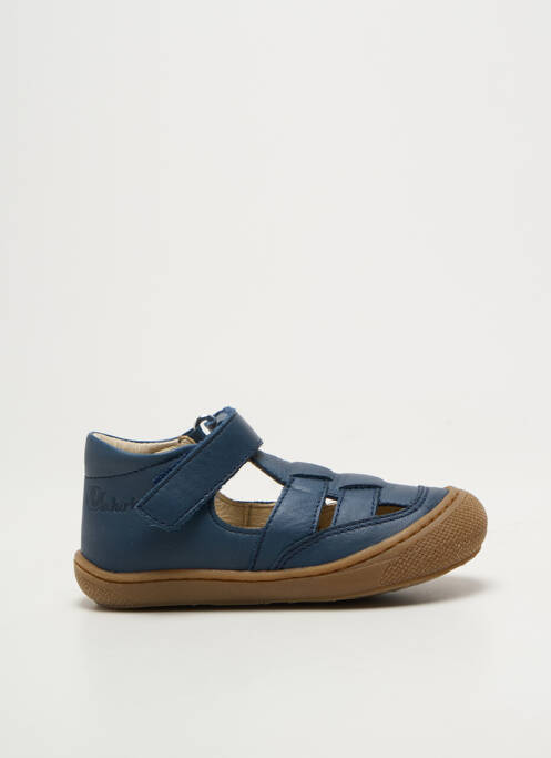 Bottillons fermeture scratch bout rond bleu NATURINO garcon