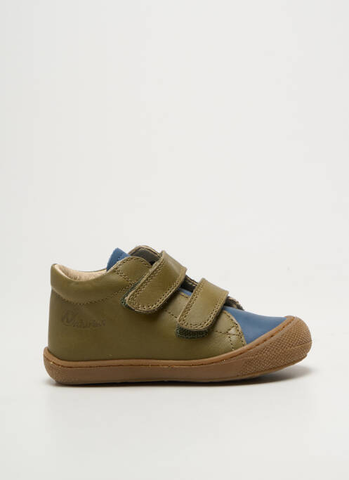 Bottillons fermeture scratch bout rond vert NATURINO garcon