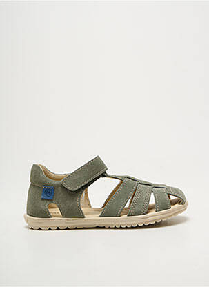 Sandales/nu pieds bout rond bout rond vert NATURINO garcon