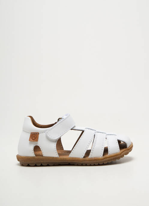 Sandales/nu pieds bout rond bout rond blanc NATURINO enfant