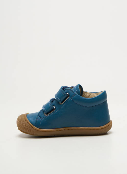 Bottillons fermeture scratch bout rond bleu NATURINO garcon