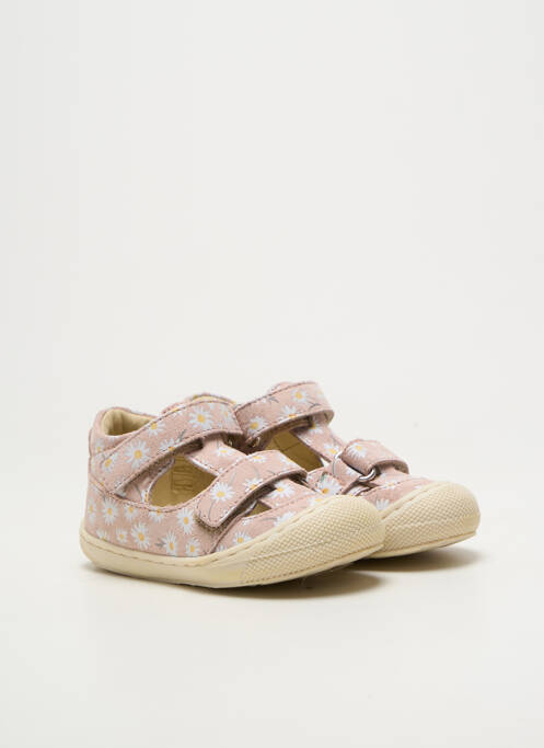 Bottillons fermeture scratch bout rond rose NATURINO fille