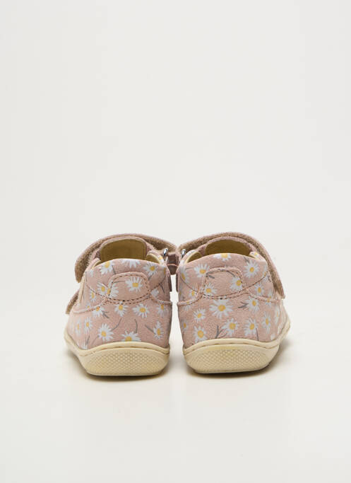 Bottillons fermeture scratch bout rond rose NATURINO fille