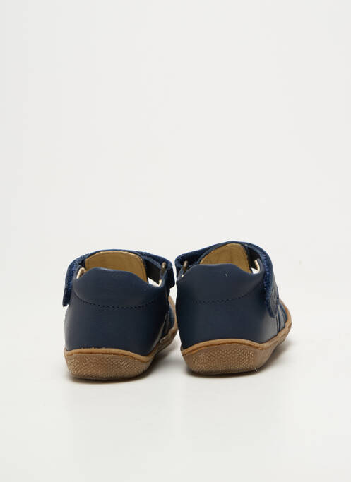 Bottillons fermeture scratch bout rond bleu NATURINO garcon
