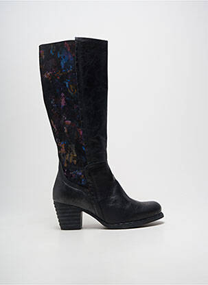 Bottes cubain talon de 4 à 6cm noir ROGER MILTON femme