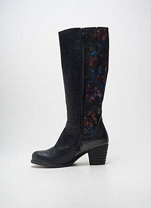 Bottes cubain talon de 4 à 6cm noir ROGER MILTON femme