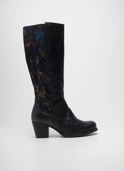 Bottes cubain talon de 4 à 6cm noir ROGER MILTON femme