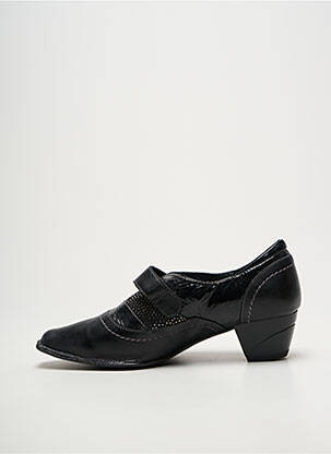 Derbies cubain talon de 4 à 6cm noir GEO-REINO femme