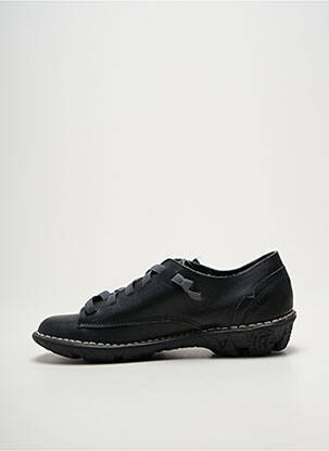 Baskets fermeture elastique talon plat jusqu'à 3cm noir NICE femme