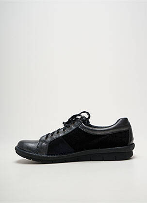 Baskets fermeture zip et lacets talon plat jusqu'à 3cm noir NICE femme