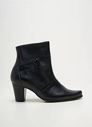 Bottines/boots tissage satiné talon de 4 à 6cm noir GEO-REINO femme