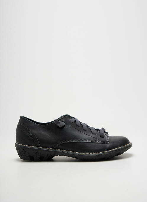 Baskets fermeture elastique talon plat jusqu'à 3cm noir NICE femme