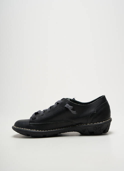 Baskets fermeture elastique talon plat jusqu'à 3cm noir NICE femme